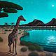Refined the giraffe wanders. (artist Vladimir Tarasov), Pictures, Moscow,  Фото №1