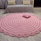 Для дома и интерьера handmade. Livemaster - original item Round large handmade carpet made of Rustic cord-2. Handmade.