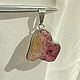 Кулон с полихромным Турмалином серебро 925. Кулон. Jeweller -Danil. Ярмарка Мастеров.  Фото №5