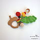 Beech rodent acorn with pendants. Teething toys. Very big ears (verybigears). Online shopping on My Livemaster.  Фото №2