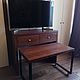 TV console with a pull-out table. Tables. stolizmassiwa. My Livemaster. Фото №4