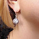 Order silver earrings 'the awakening #2'(silver 925). Papulova - авторское серебро.. Livemaster. . Earrings Фото №3