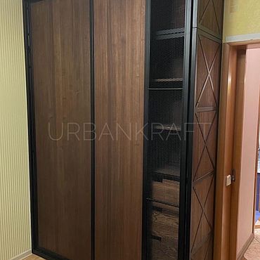 Шкафы: Шкаф-купе из массива. Urban Craft/Городское Ремесло. Мебель ручной работы - Ярмарка Мастеров Мебель ручной работы. Ярмарка Мастеров - ручная работа Шкафы: Шкаф-купе из массива. Handmade.