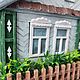 Ключница по вашему фото с домиками макет. Ключницы настенные. ИСТОРИИ: мастерская в отпуске. Ярмарка Мастеров.  Фото №5