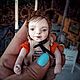 Mini figures and figurines: Pocket Doll Brown Bear Babbler Doll. Miniature figurines. Olga Shepeleva Dolls. My Livemaster. Фото №5