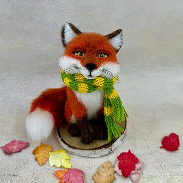 Куклы и игрушки ручной работы. Ярмарка Мастеров - ручная работа Лиса. Handmade.