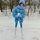 Copy of Copy of Copy of Blue Knitted Dress for Smart Doll, Dollfie Dream, 1/3 BJD. Clothes for dolls. ToyFairyTale. Интернет-магазин Ярмарка Мастеров.  Фото №2