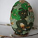 Яйцо сувенирное "Золотой клевер", Пасхальные яйца, Домодедово,  Фото №1