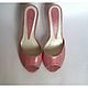 Zuecos de piel de pitón 'Polvoriento rosa '. Crogs. Hand made shoes. Online shopping on My Livemaster.  Фото №2