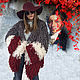 Colored knitted fur coat, Cardigans, Moscow,  Фото №1