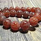 Order Carnelian with a mantra of 14 mm. Elena (luxury-fittings). Livemaster. . Beads1 Фото №3