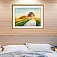 Pintura con campo de sol y madera en la sala de estar en estilo clásico. Pictures. Olga Ermakova art (olga-ermakova). Online shopping on My Livemaster.  Фото №2