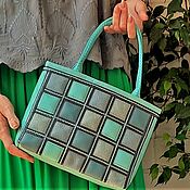 Сумки и аксессуары handmade. Livemaster - original item Women`s summer bright bag, tiffany, turquoise bag for summer, 211. Handmade.