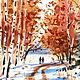 Painting autumn ' November '. Pictures. Senchilova Evgenia. My Livemaster. Фото №6