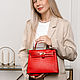 Сумка женская из натуральной кожи крокодила IMA0867Pearl4. Классическая сумка. CrocShop товары из экзотической кожи. Ярмарка Мастеров.  Фото №15