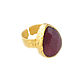 Ring with agate red 'Passion' burgundy ring gift. Rings. Irina Moro. My Livemaster. Фото №6