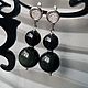 Order Rainbow Obsidian Earrings. Jewelry and accessories by IRIS. Livemaster. . Earrings Фото №3