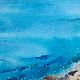 Картина Море морской пейзаж акварелью пейзаж с водой. Картины. Картины АКВАРЕЛЬЮ (Лилия). Ярмарка Мастеров.  Фото №6