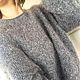 Grey Oversize jumper with sequins - mohair, Italy, Jumpers, Noginsk,  Фото №1