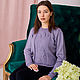 Women's sweater - lavender. Sweaters. Yuliya knitting. Online shopping on My Livemaster.  Фото №2