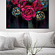 Painting peonies oil painting with flowers still life flowers. Pictures. Colibri Art - Oil Painting. My Livemaster. Фото №4