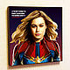 Picture Poster Captain Marvel The Avengers Marvel Pop Art, Fine art photographs, Moscow,  Фото №1