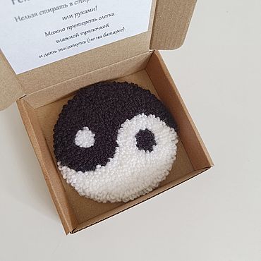 Для дома и интерьера ручной работы. Ярмарка Мастеров - ручная работа Подставка под кружку Инь-Ян Подставка для кружки Подставка под чашку. Handmade.