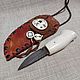  Нож амулет "Вождь". Ножи. Knife is life   Иванцов Евгений. Ярмарка Мастеров.  Фото №6