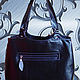 Leather bag 'cornflower story' 2 Department. Classic Bag. Marina Speranskaya handbag. Online shopping on My Livemaster.  Фото №2