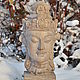 Buddha's head with a crown on a tree stand. Figurines. Decor concrete Azov Garden. My Livemaster. Фото №4