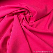 Материалы для творчества handmade. Livemaster - original item Fabric: Wool crepe double bright pink. Handmade.
