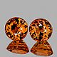 Заказать Гранат натуральный 0,82Ct 4,0мм 2шт VVS Спессартин Нигерия. Сундучок старца.. Ярмарка Мастеров. . Минералы Фото №3