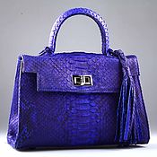 Сумки и аксессуары handmade. Livemaster - original item Women`s bag made of genuine python leather IMP0508C. Handmade.