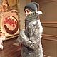 Валяная зимняя куртка "Сто оттенков серого". Куртки. Елена Копылова (Felt4Life). Интернет-магазин Ярмарка Мастеров.  Фото №2