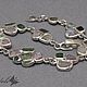 Silver 925 bracelet with tourmaline crystals. Chain bracelet. Elena Shevchenko  jeweller (odoli). My Livemaster. Фото №4
