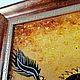 Картина янтарный дракон. Сувенир в подарок на новый год дракона. Картины. Балтамбер (Янтарь Балтики) (baltamber). Ярмарка Мастеров.  Фото №4