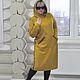 Order Vestido con capucha de Jersey mostaza Picante'. Olga Lado. Livemaster. . Dresses Фото №3