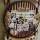 Часы настенные "Горький шоколад" (набор для кухни). Часы классические. Юлина лавочка. Интернет-магазин Ярмарка Мастеров.  Фото №2