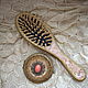 The mirror and comb 'Antiques'. Combs2. Malenkie radosti (bronven). Ярмарка Мастеров.  Фото №4