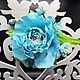 Barrette - Brooch rose SEA-M Flower arrangement. Hairpins. Svetlana Svetlankina. Online shopping on My Livemaster.  Фото №2