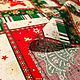 Ткань хлопок с глиттером 135 см Пэчворк Новый год. Ткани. Ольга Балова (TILOS). Ярмарка Мастеров.  Фото №4