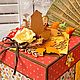 Коробочка для подарка "Осеннее чаепитие" с ящичками. Подарочная упаковка. Atelier d'Anna (annaolegovna). Ярмарка Мастеров.  Фото №5