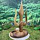 Уценка! Подсвечники алтарные: Трезубец. Соно с аметистом. Подсвечники. Shamanic-staff. Ярмарка Мастеров.  Фото №10