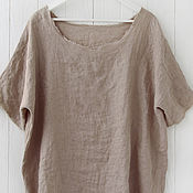 Одежда handmade. Livemaster - original item Oversize blouse with open edges. Handmade.