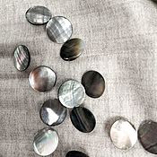Материалы для творчества handmade. Livemaster - original item Buttons: Pearl buttons on the leg. Handmade.
