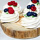 pavlova's cake. Dummy. Models of dishes. florist_lyudmila. Online shopping on My Livemaster.  Фото №2