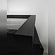 Заказать Дизайнерская тумба - светильник из дерева Twist Black. Geometric wood, Изделия из дерева. Ярмарка Мастеров. . Торшеры и напольные светильники Фото №3