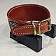 Collar-herring for dogs of genuine leather. Dog - Collars. AshotCraft. Online shopping on My Livemaster.  Фото №2