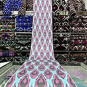 Материалы для творчества handmade. Livemaster - original item Uzbek cotton ikat hand weaving. F018. Handmade.