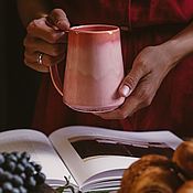 Посуда handmade. Livemaster - original item Scandinavian mug 400 ml series Dawn over Imladris. Handmade.
